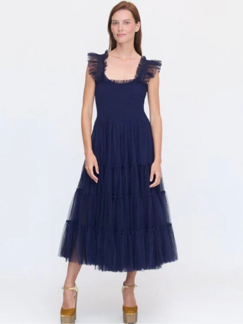 Hill House Home Tulle Ellie Nap Dress with Slip